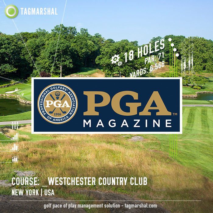 PGA Magazine: Collecting Data Helps Improve Pace of Play at Westchester Country Club