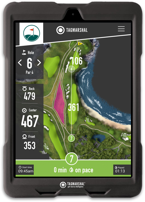 Spijsverteringsorgaan hoesten werkplaats cart_screen - Golf Cart GPS - Pace of Play Golf Management Software