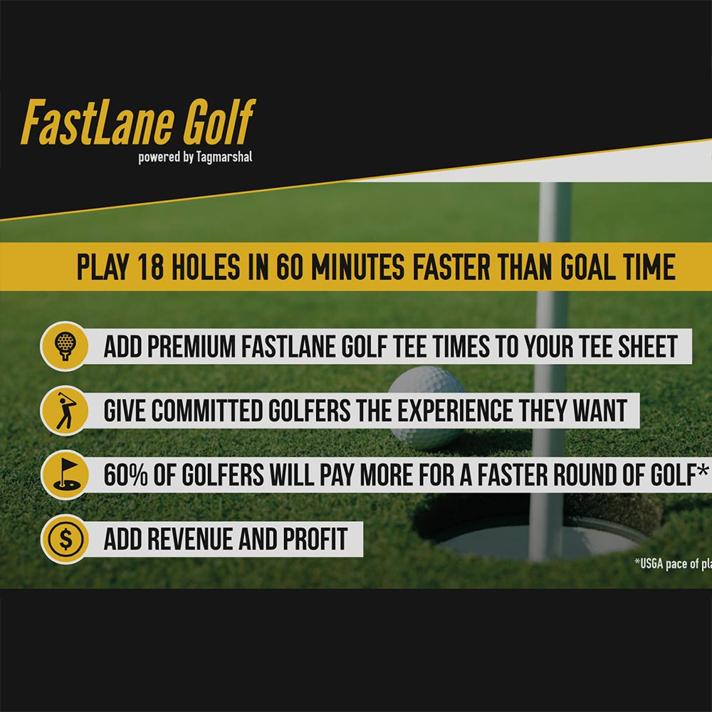 FastLane Golf gives multiple foursomes that speedy first group out experience