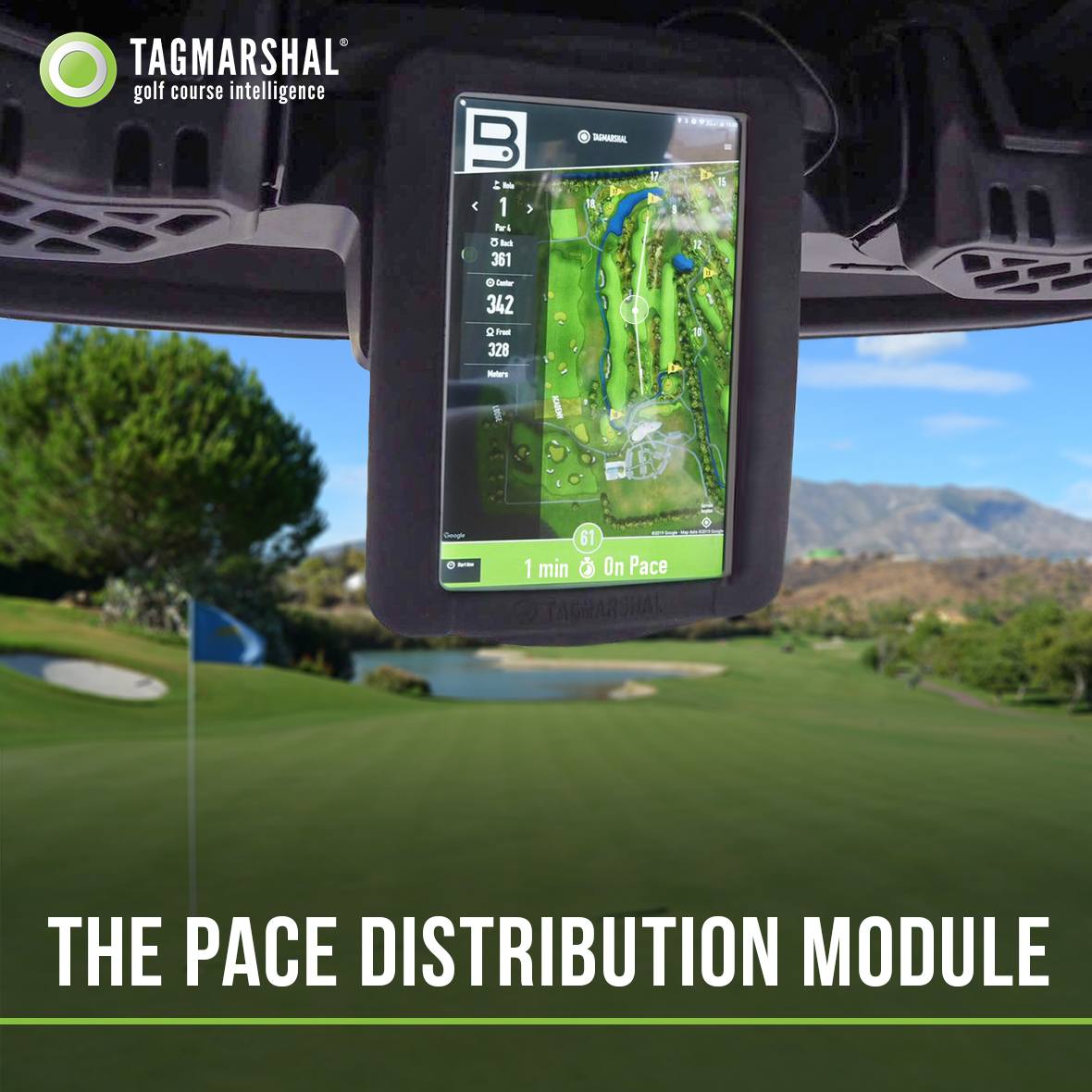 golf cart gps screen