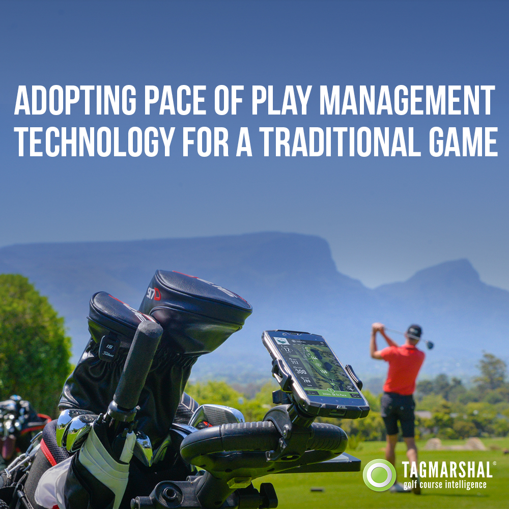 Adopting pace of play management technology for a traditional game