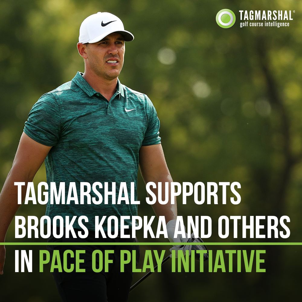 Tagmarshal Supports Brooks Koepka and Others in Pace of Play Initiative