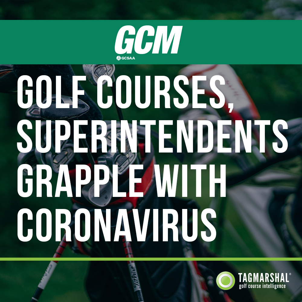 Golf courses, superintendents grapple with coronavirus