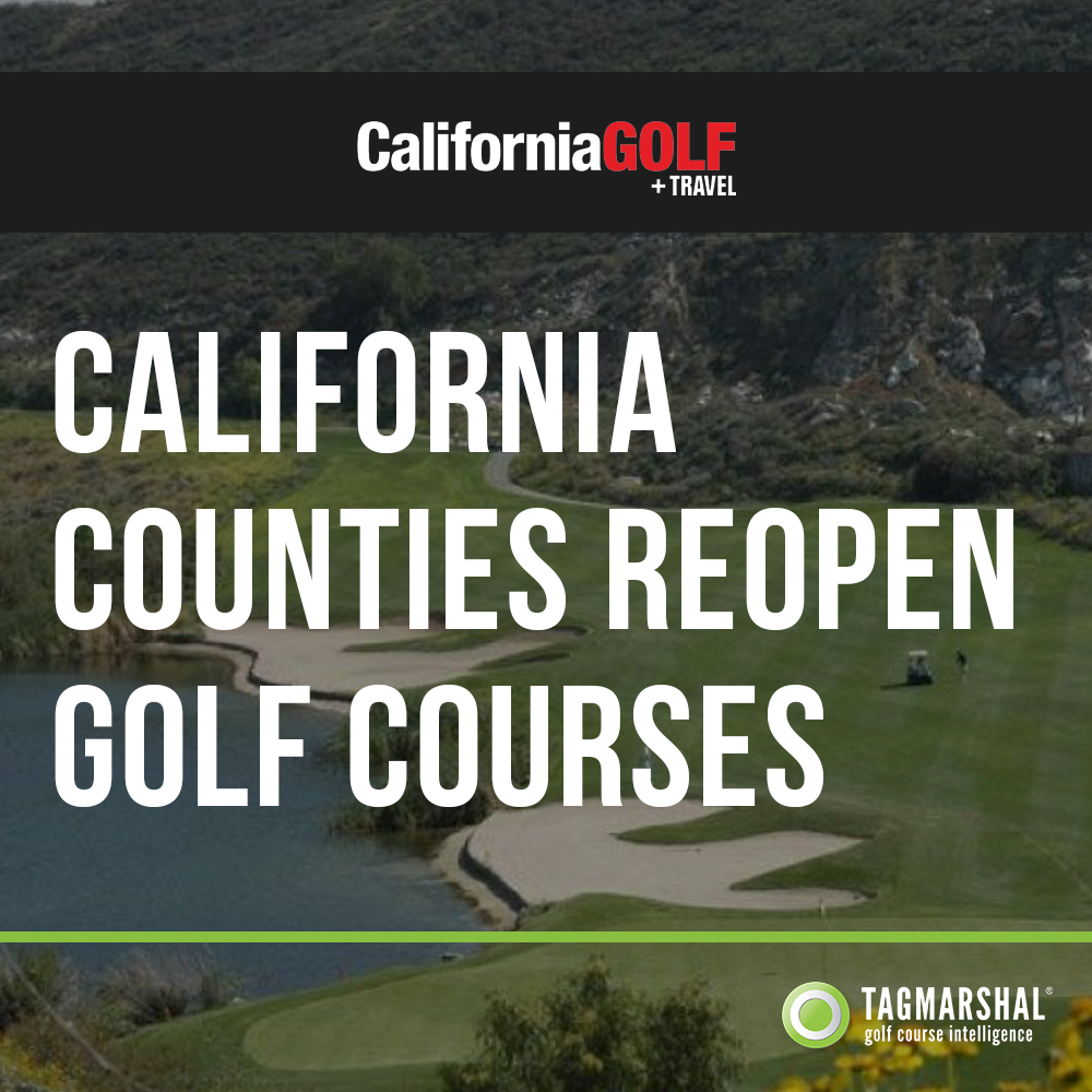 California counties reopen golf courses