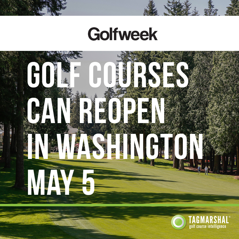 Golf courses can reopen in Washington May 5