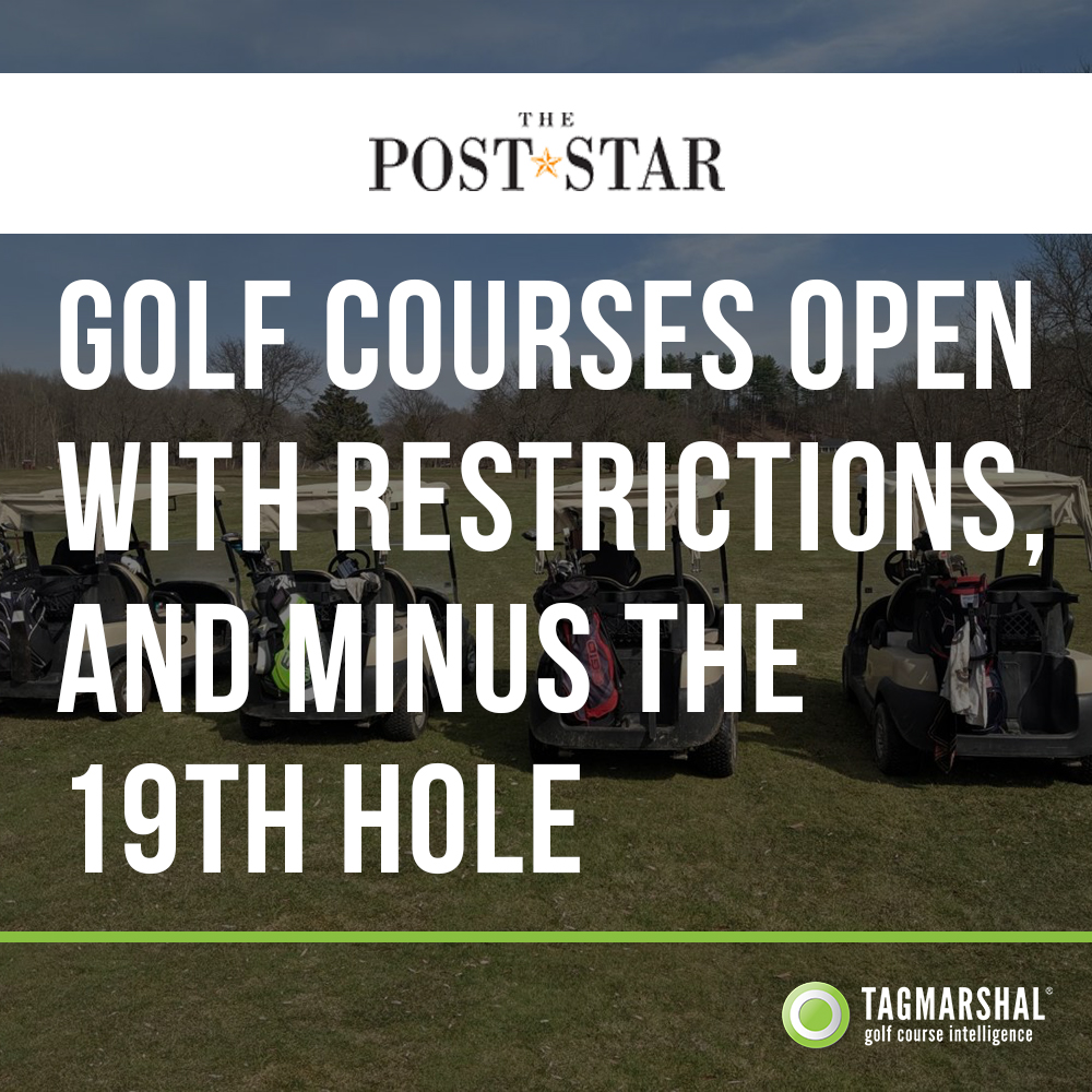 Golf courses open with restrictions, and minus the 19th hole