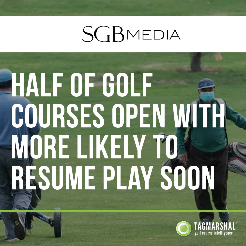 Half Of Golf Courses Open With More Likely To Resume Play Soon