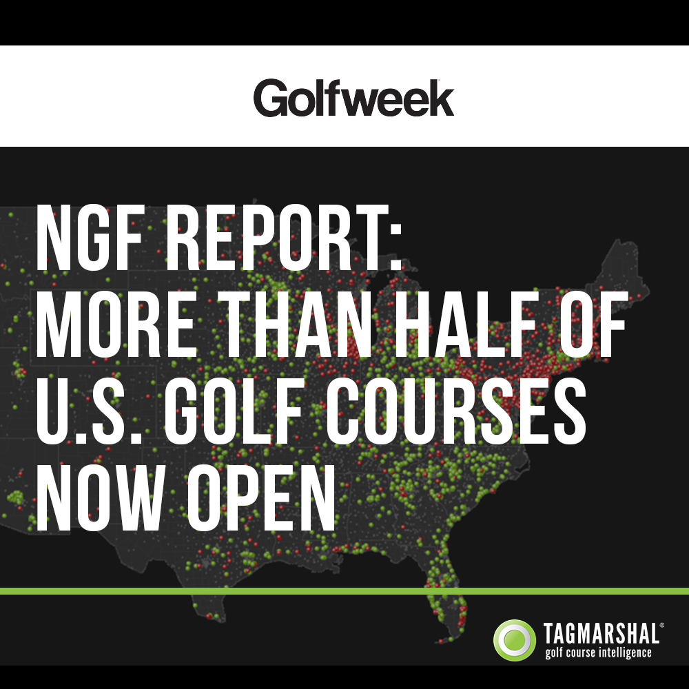 NGF report: More than half of U.S. golf courses now open