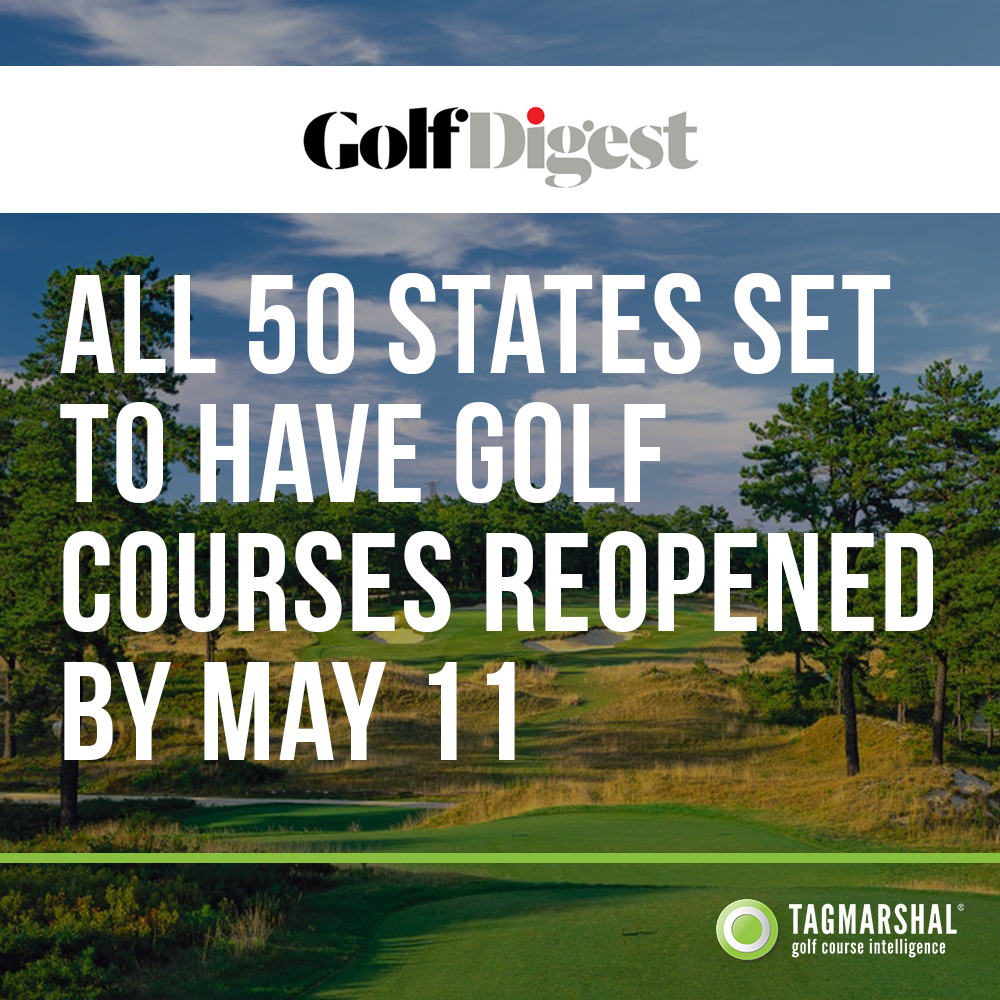 All 50 states set to have golf courses reopened by May 11