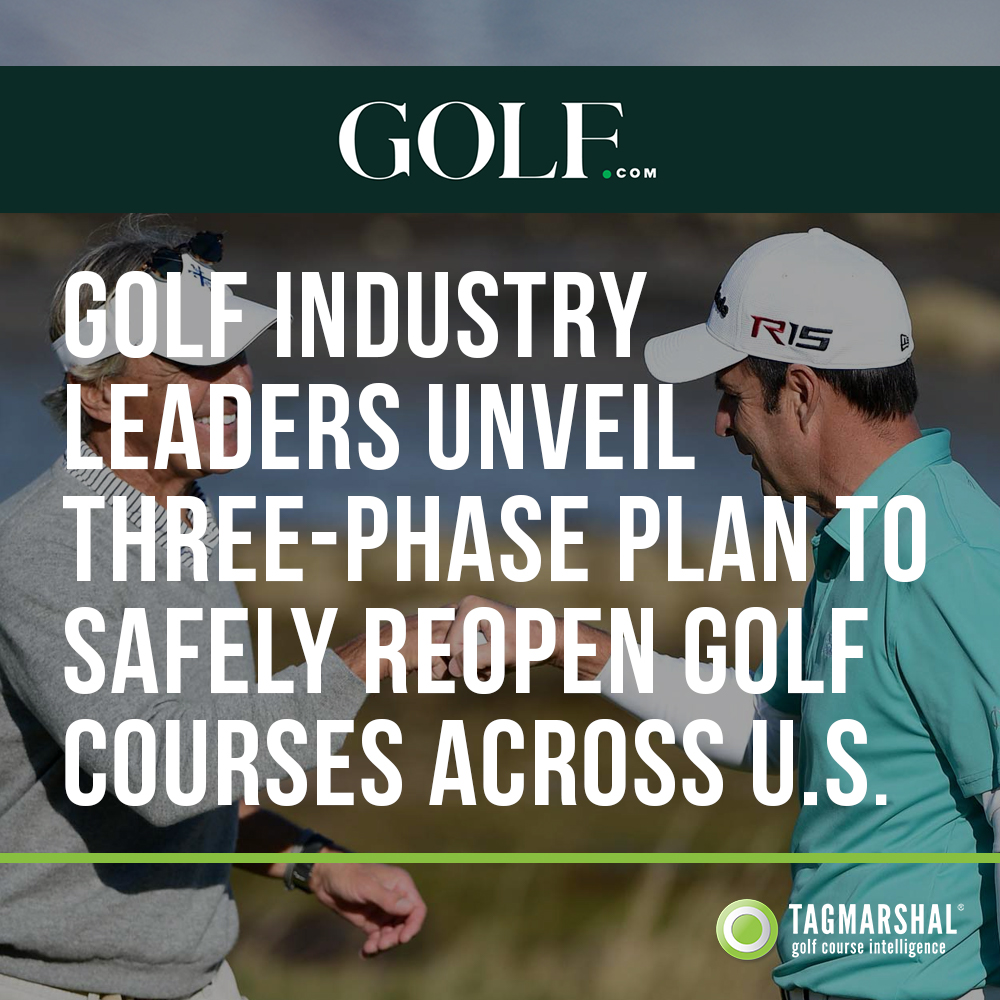 Golf industry leaders unveil three-phase plan to safely reopen golf courses across U.S.