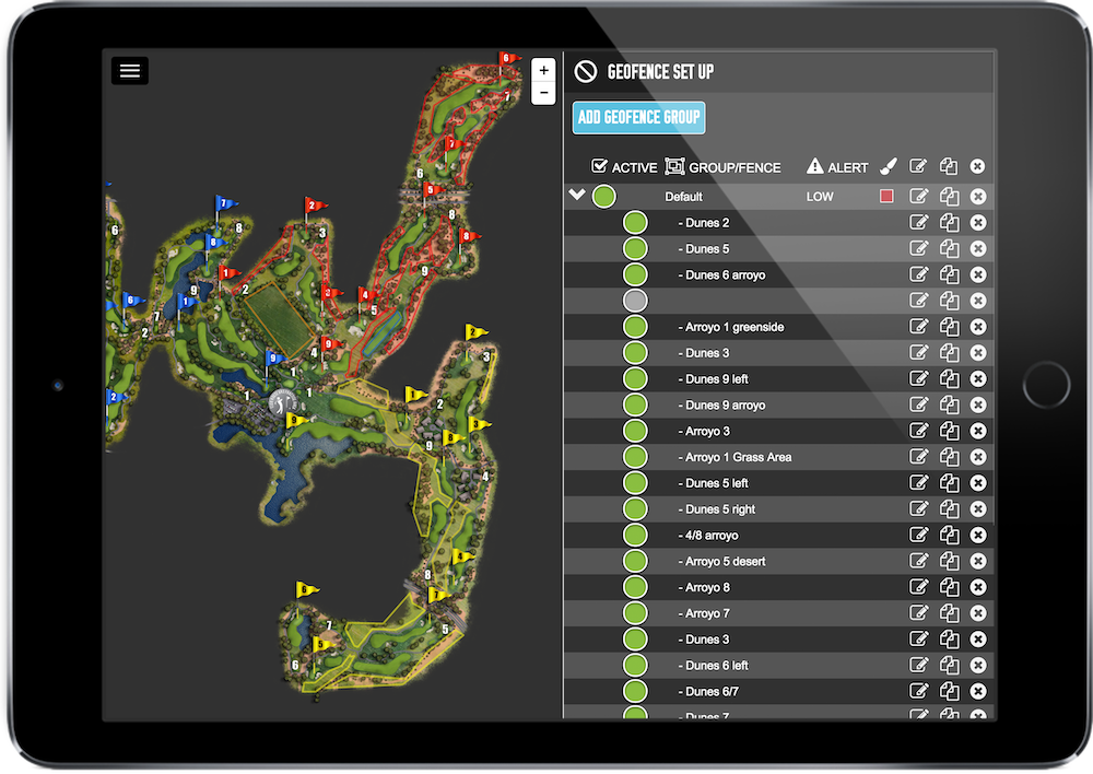 Tagmarshal - Geofencing-golf cart GPS