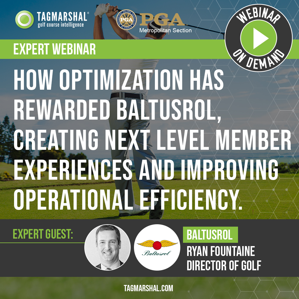 Webinar: How optimization has rewarded Baltusrol, creating next level member experiences and improving operational efficiency.