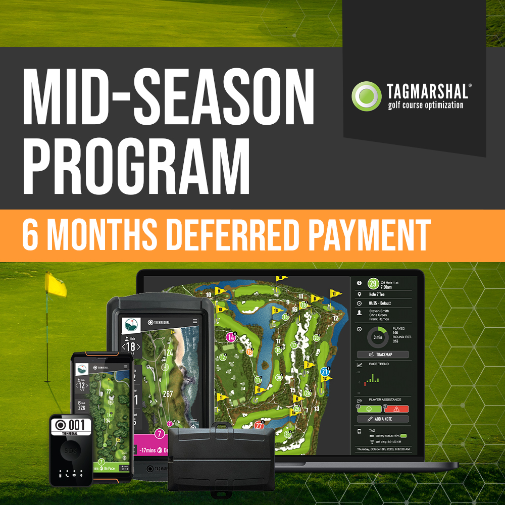 Tagmarshal Upgrades Golf Course Flow and Cart Management With Mid-Season 6 Months Deferred Payment Program