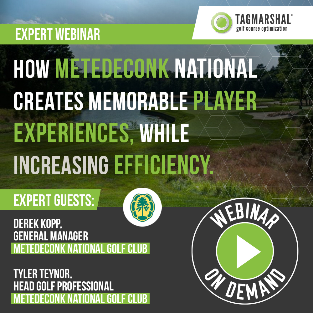 Tagmarshal Educational Webinar: Metedeconk National Golf Club