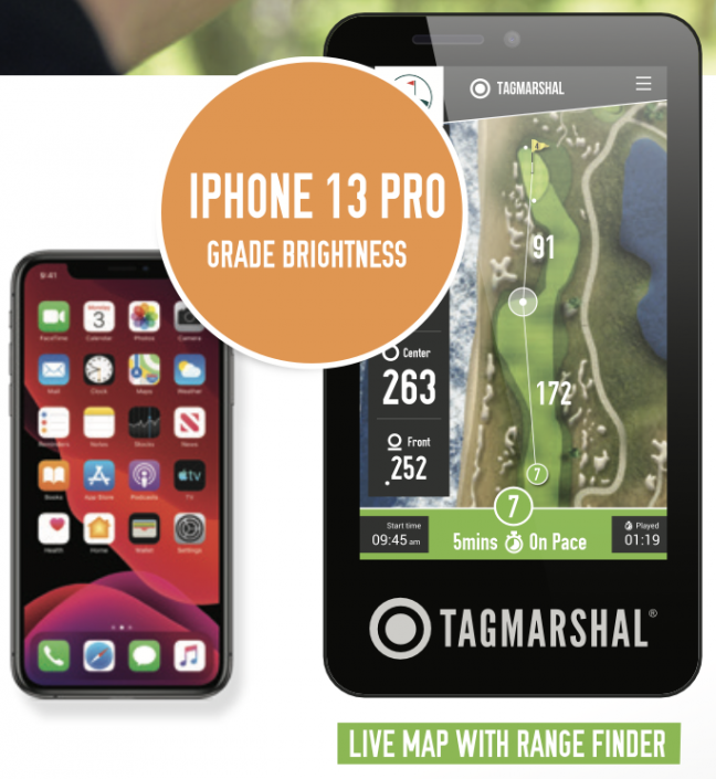 Golf Cart GPS Tagmarshal's 2Way 8inch cart screens A powerful