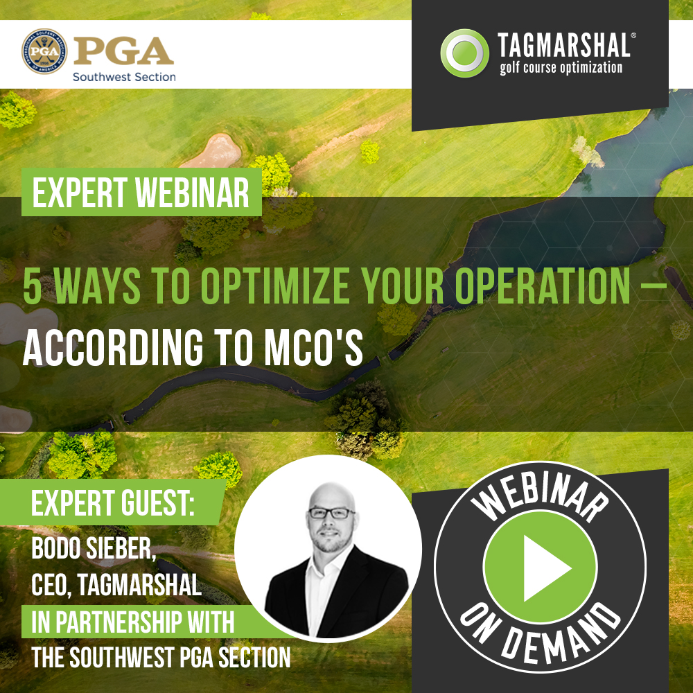 Watch Tagmarshal Educational Webinar On-Demand: How the CC at Castle Pines is optimizing pace of play, using technology to create exceptional player experiences for their members