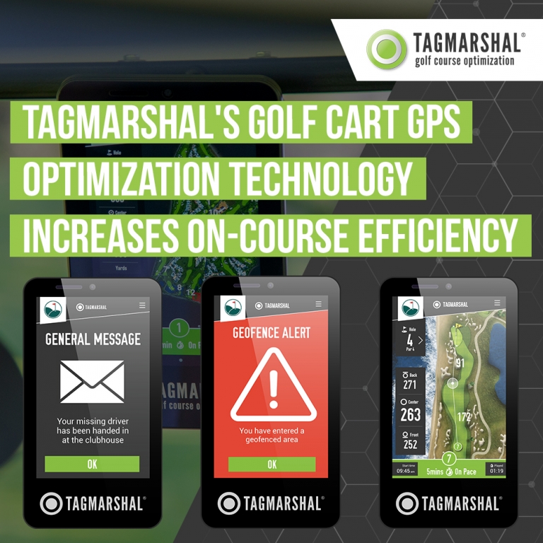 Tagmarshal's Golf Cart GPS Optimization Technology Increases OnCourse