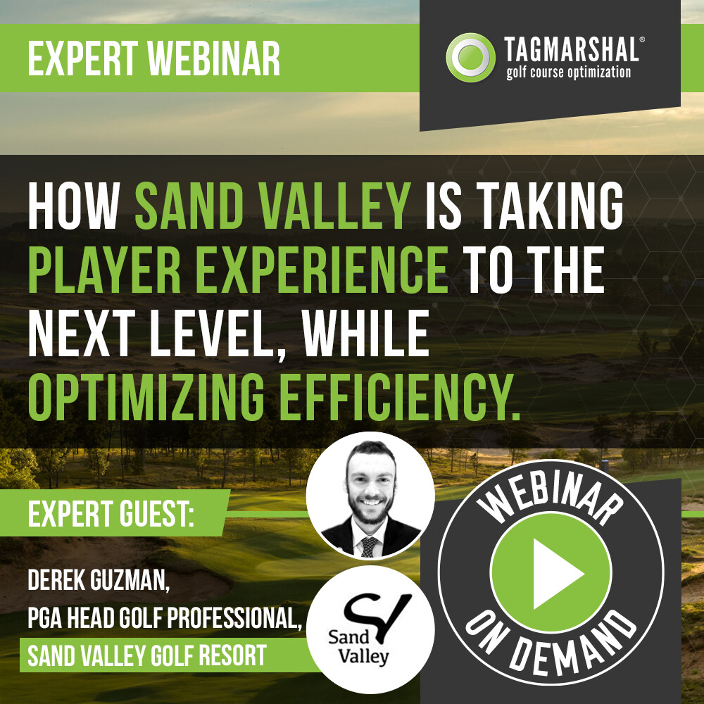 Tagmarshal Webinar On-Demand: How Sand Valley is taking player experience to the next level, while optimizing efficiency