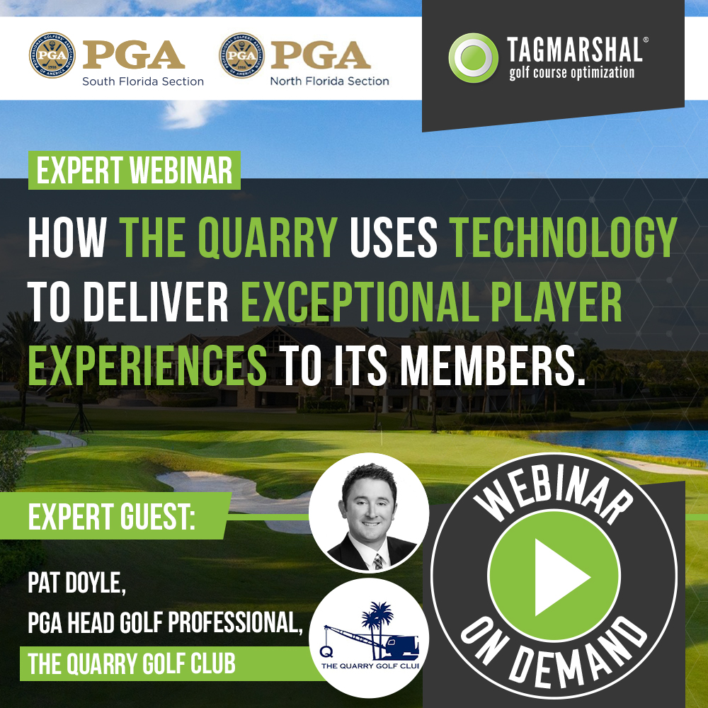 Tagmarshal Webinar On-Demand: How The Quarry uses technology to deliver exceptional player experiences to its members