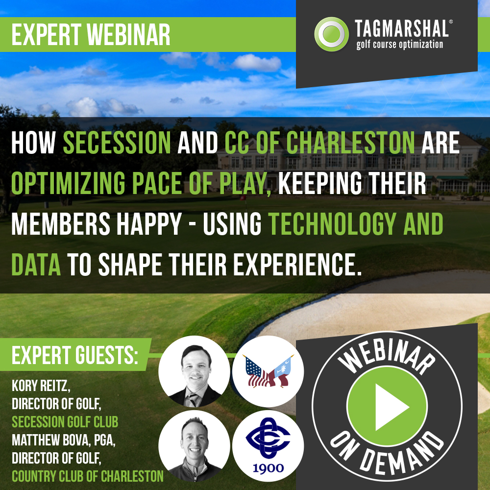 Watch: How Secession and CC of Charleston are optimizing pace of play, keeping their members happy – using technology and data to shape their experience
