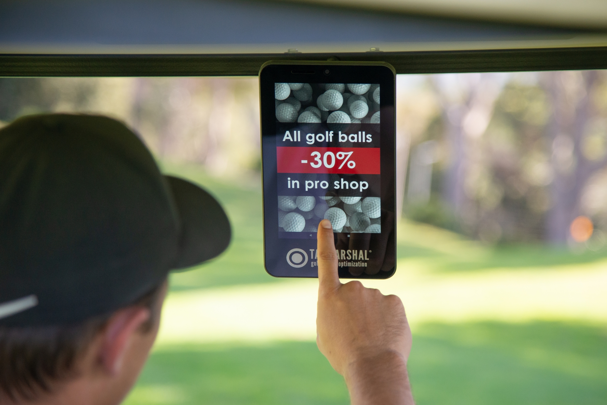 Using golf cart GPS systems to optimize oncourse operations
