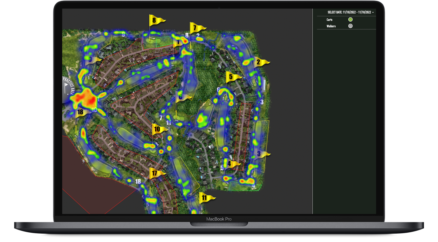 Using golf cart GPS systems to optimize oncourse operations