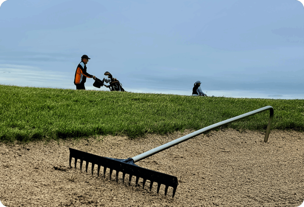 golf cart gps bunker