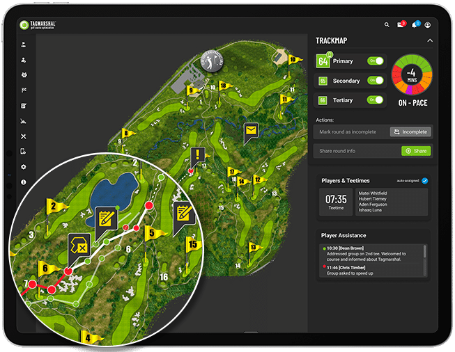 golf cart gps systems track map