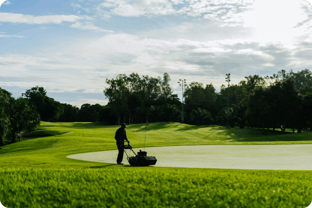 golf cart gps turf maintenance