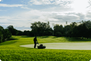 golf cart gps turf maintenance