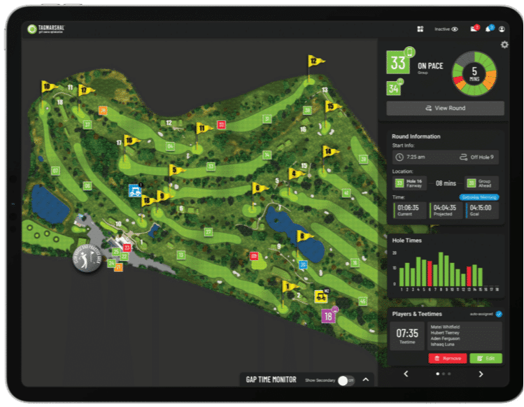 golf cart system live map