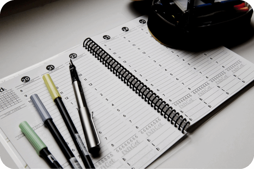 golf cart gps weekly planner