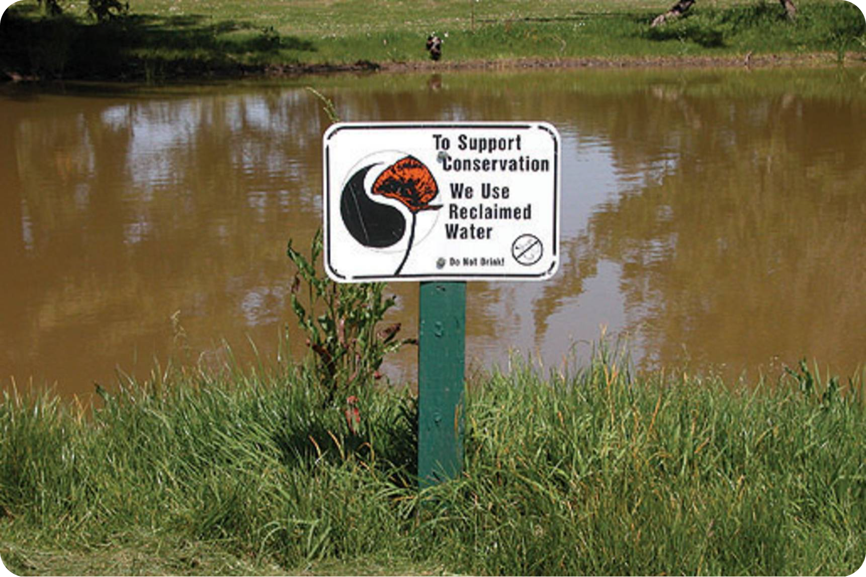 golf cart gps reusable water sign