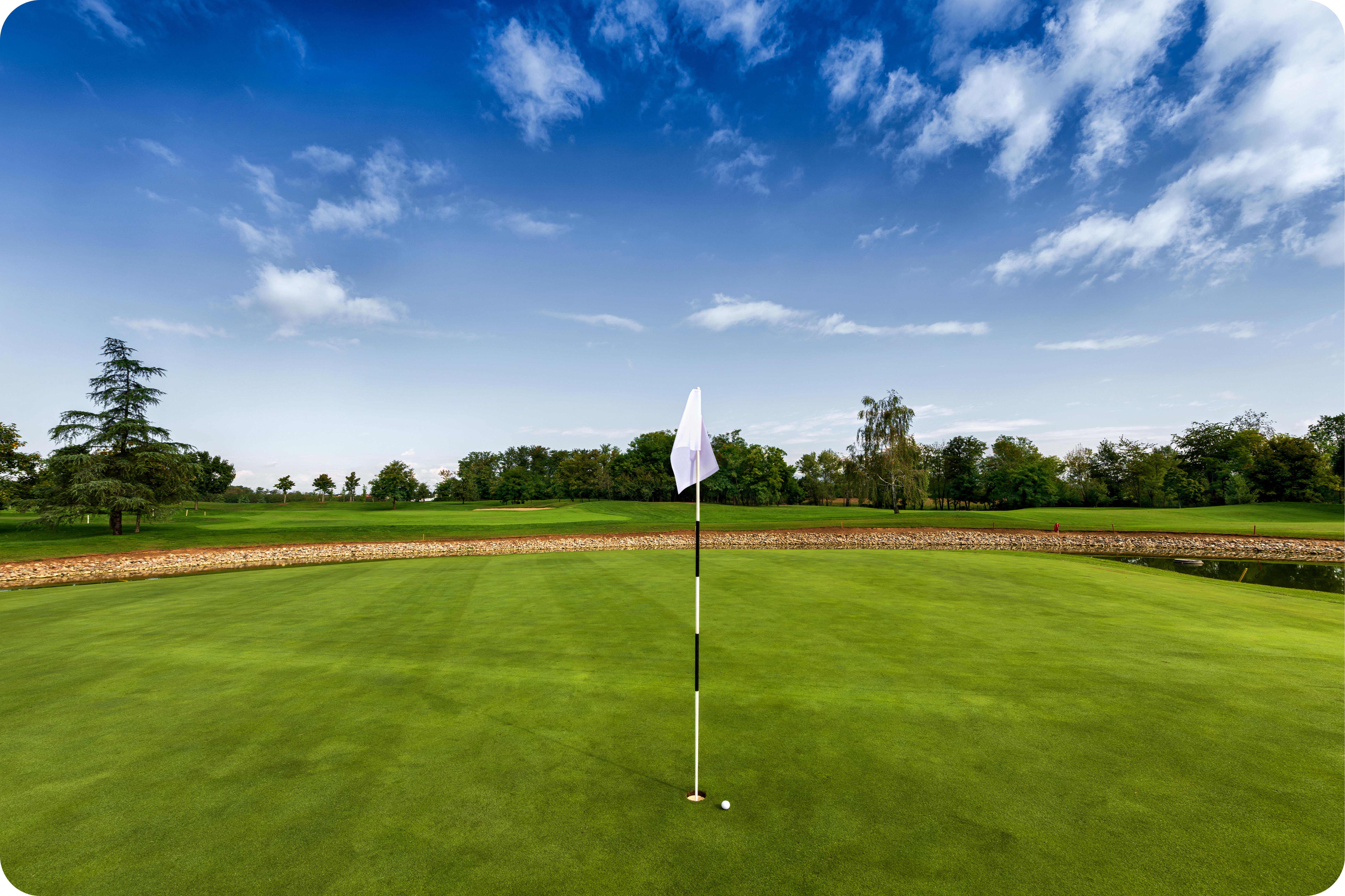 golf cart gps systems well kept green