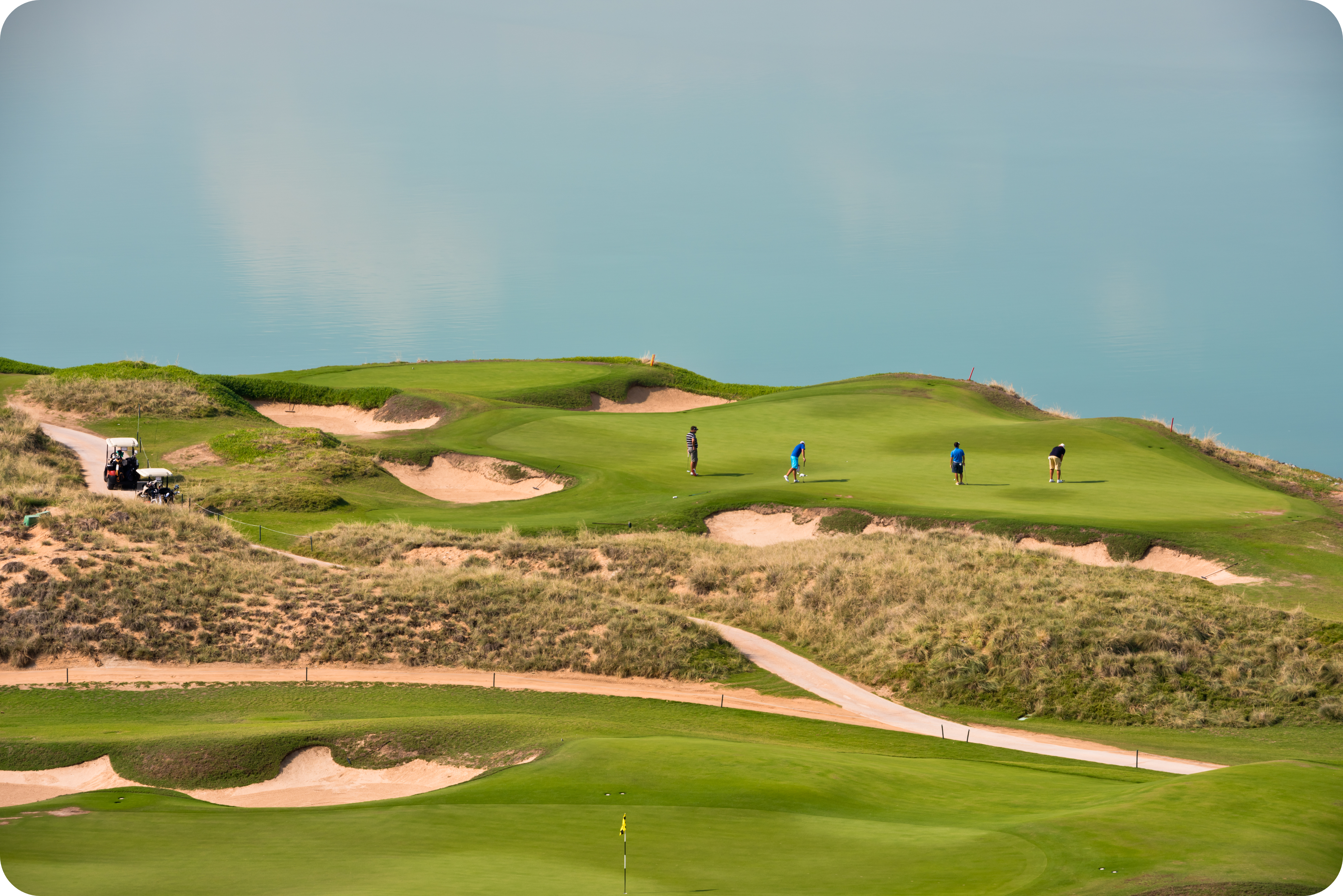 golf cart gps systems links style golf course