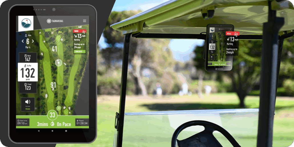 golf cart gps systems 2way screen