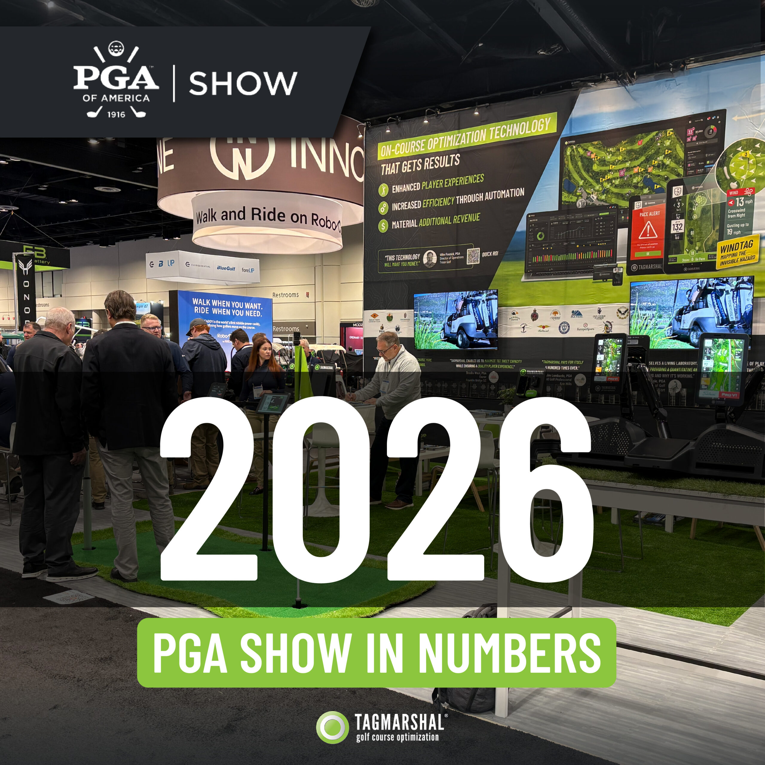 golf cart gps systems pga show in numbers square