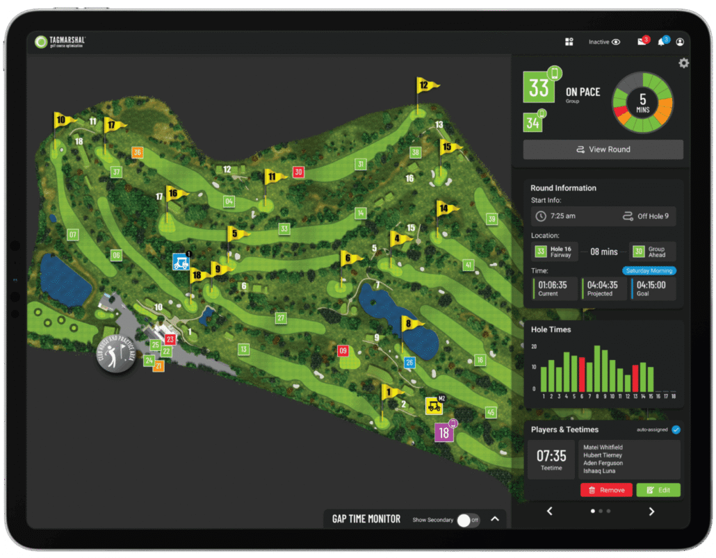 golf cart gps system live map