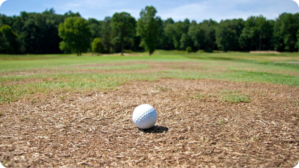 golf course gps system course drought