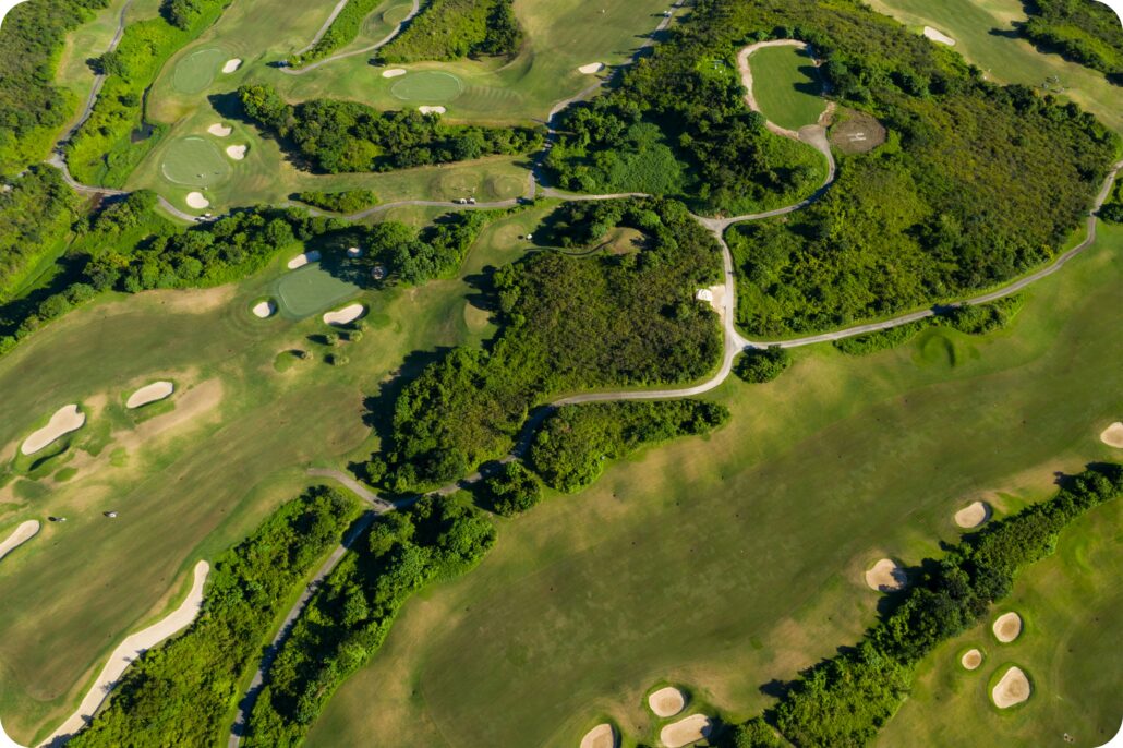 golf course gps system rewidling course