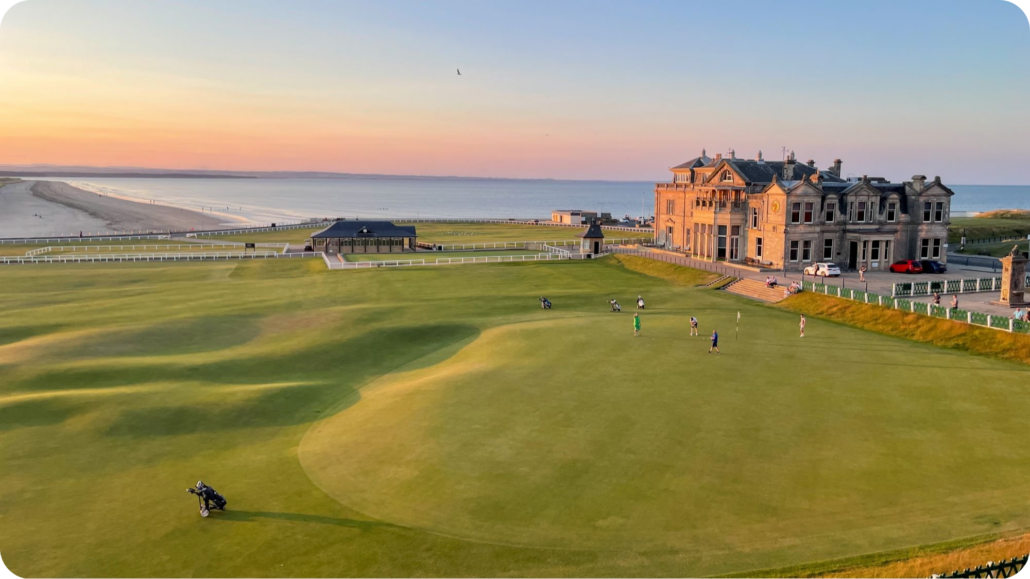golf course gps system st andrews