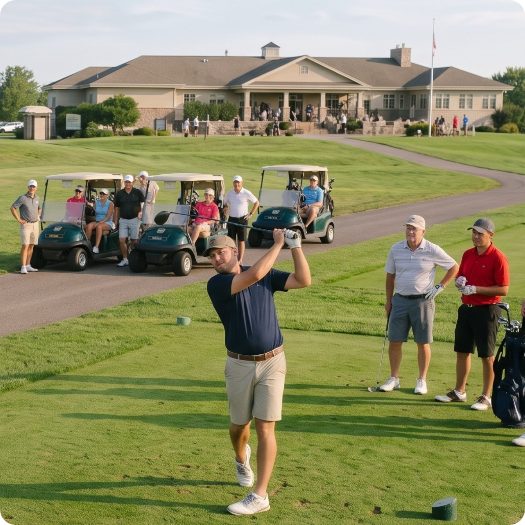 golf cart gps systems backed up tee box